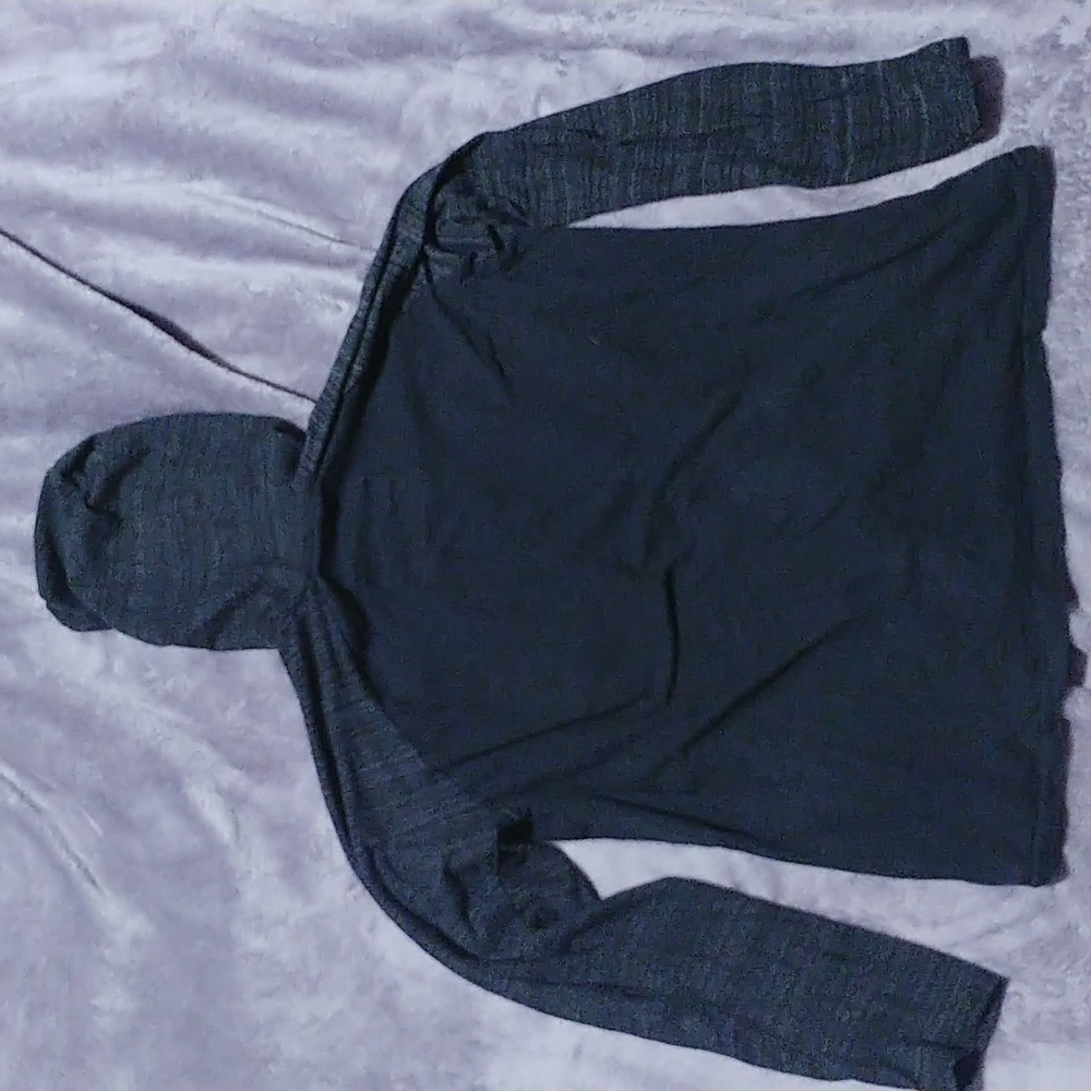 Vintage Broken Threads Hooded Long Sleeve Shirt. - Picture 3 of 3